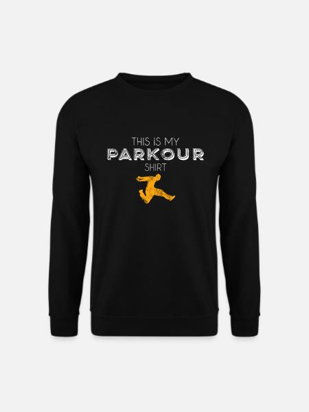 Parkour Shirt - Unisex Pullover - Schwarz