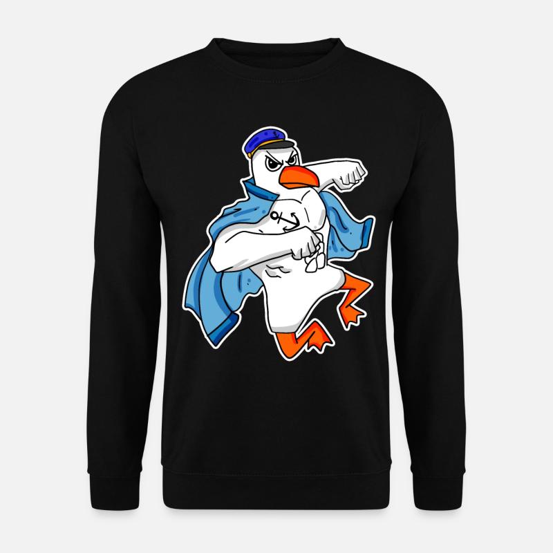 Seagull Captain Faust - Unisex Sweatshirt - black