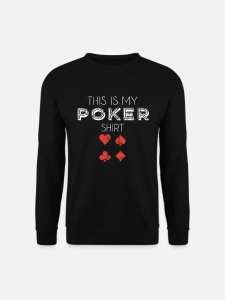 poker shirt - Unisex Pullover - Schwarz