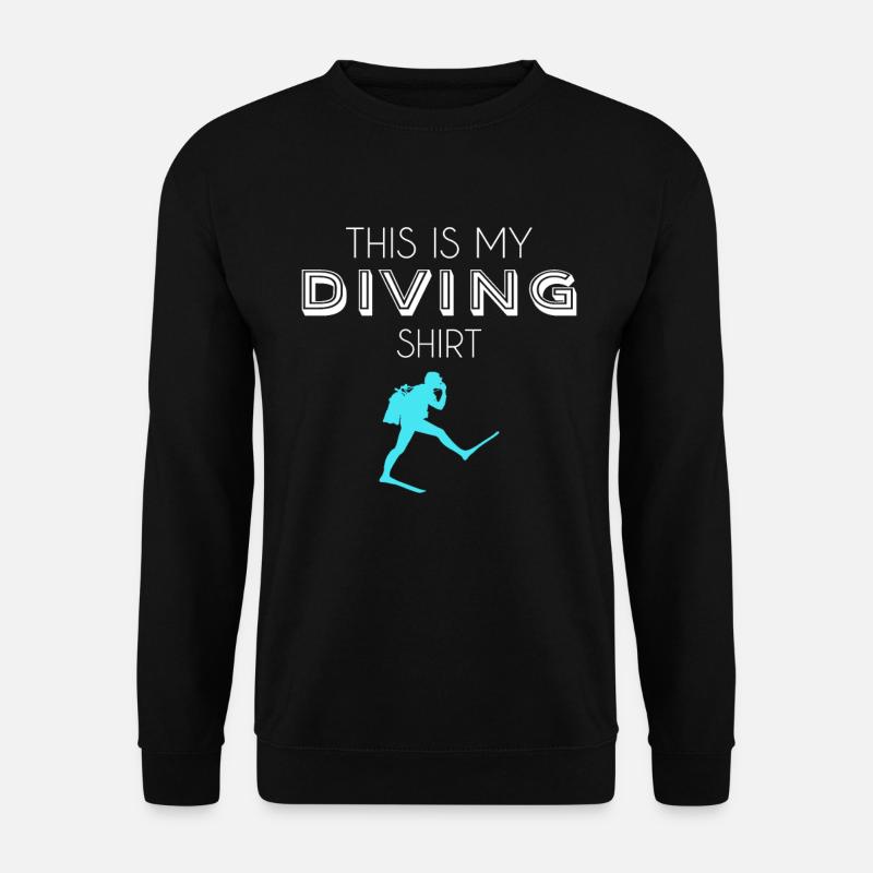 chemise de plongée - Sweat-shirt Unisexe - noir