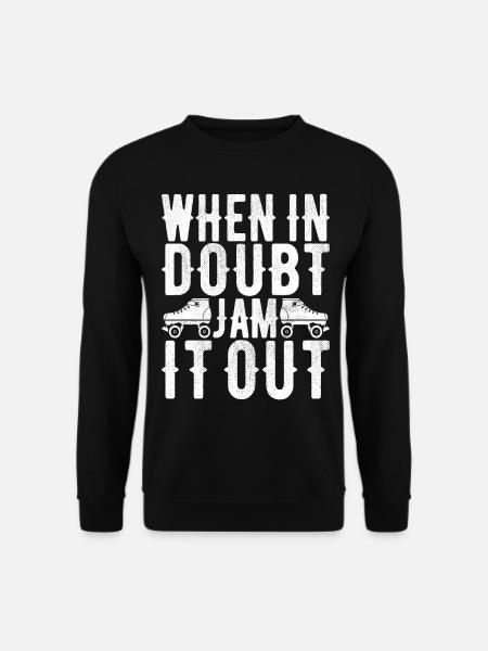 Roller derby - Sweat-shirt Unisexe - noir