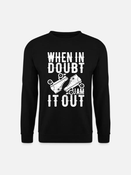 Roller derby - Sweat-shirt Unisexe - noir