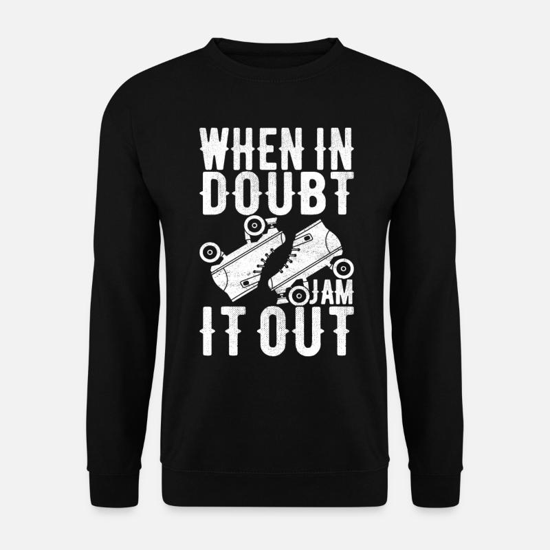 Roller derby - Sweat-shirt Unisexe - noir