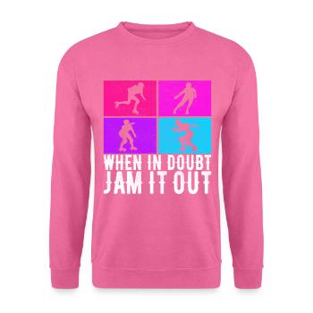 Roller derby - Unisex Sweatshirt - pink - Front