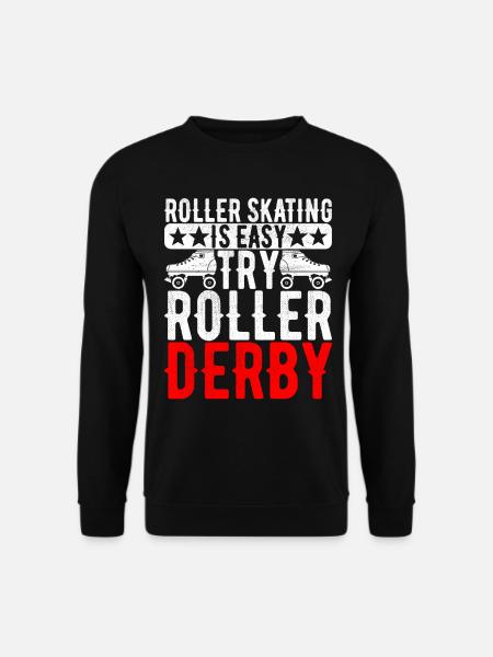 Roller derby - Sweat-shirt Unisexe - noir