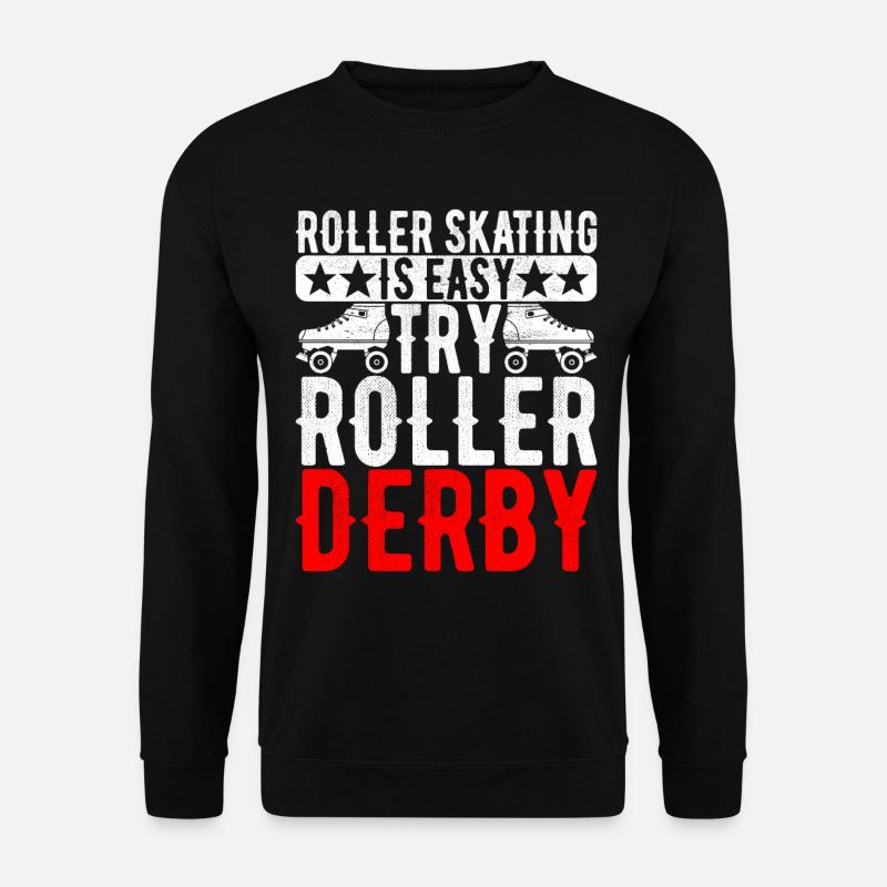 Roller derby - Sweat-shirt Unisexe - noir