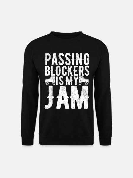 Roller derby - Sweat-shirt Unisexe - noir