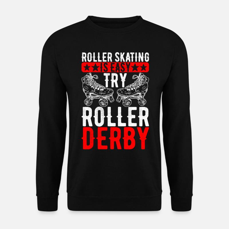 Roller derby - Sweat-shirt Unisexe - noir