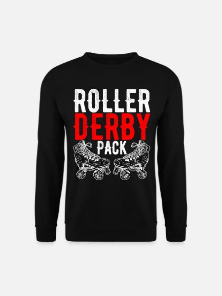 Roller derby - Sweat-shirt Unisexe - noir