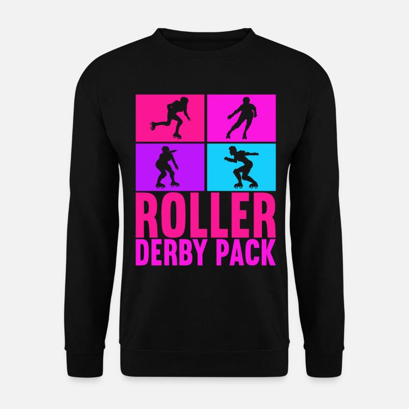 Roller Derby - Unisex Pullover - Schwarz