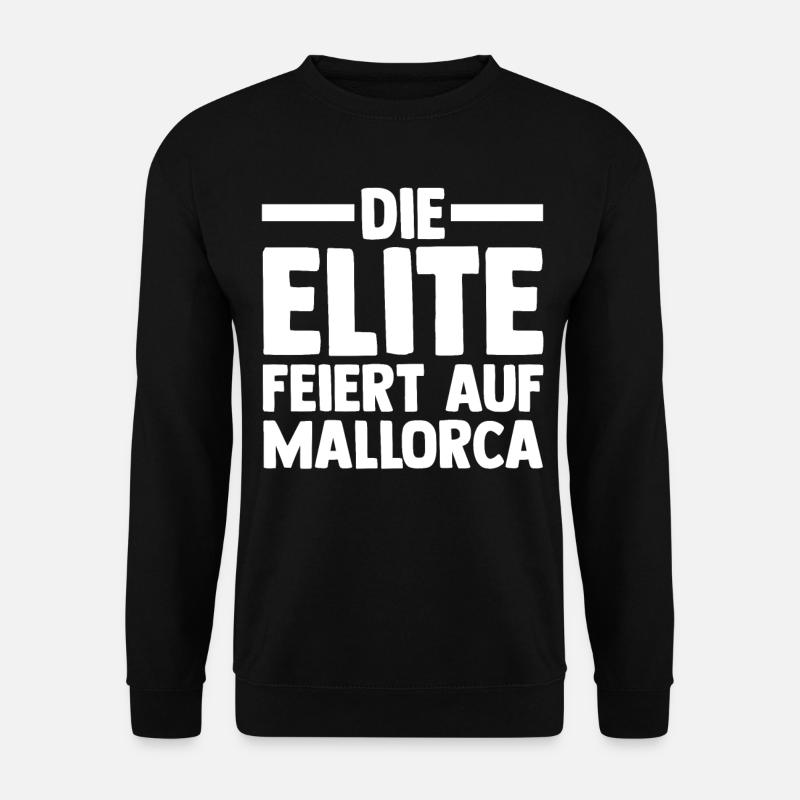 Party Urlaub Mallorca - Unisex Pullover - Schwarz