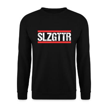 Salzgittererin Salzgitterer Salzgitter - Unisex Pullover - Schwarz - Vorne - Alina (178cm) & Michal (187cm)