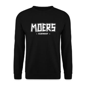Moerserin Moerser Moers - Unisex Sweatshirt - black - Front - Alina (178cm) & Michal (187cm)