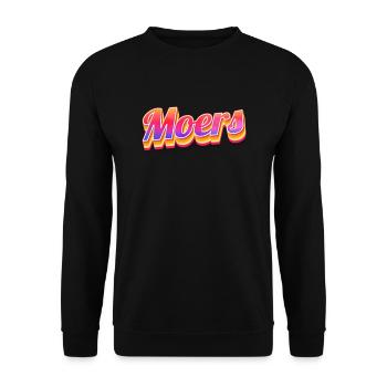 Moerserin Moerser Moers - Unisex Sweatshirt - black - Front - Alina (178cm) & Michal (187cm)