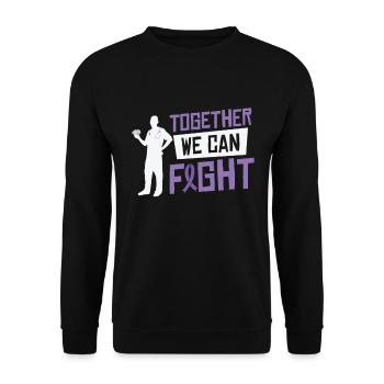 Alzheimer's Awareness Brain Doctors Health - Unisex Sweatshirt - black - Front - Alina (178cm) & Michal (187cm)