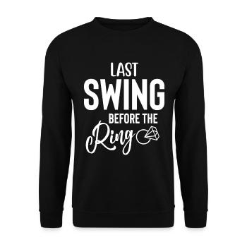 Last Swing Before The Ring - Unisex Pullover - Schwarz - Vorne - Alina (178cm) & Michal (187cm)