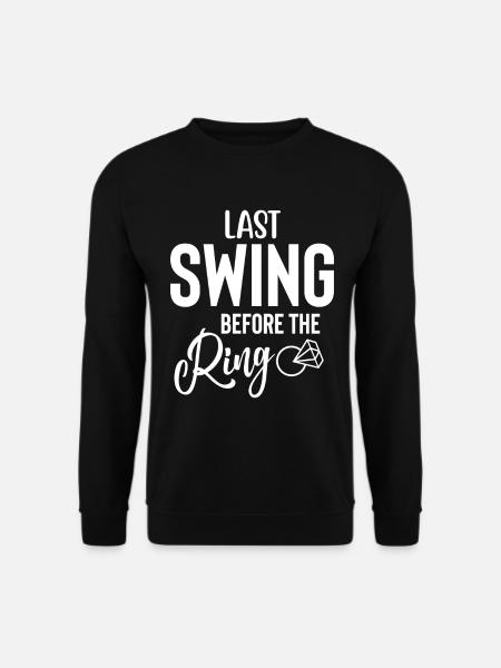 Last Swing Before The Ring - Unisex Pullover - Schwarz