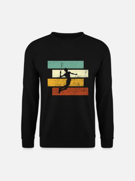 Badminton Retro - Unisex Sweatshirt - black