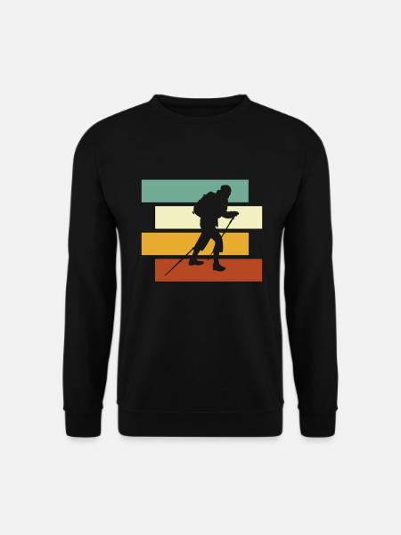 Alpinisme Rétro - Sweat-shirt Unisexe - noir