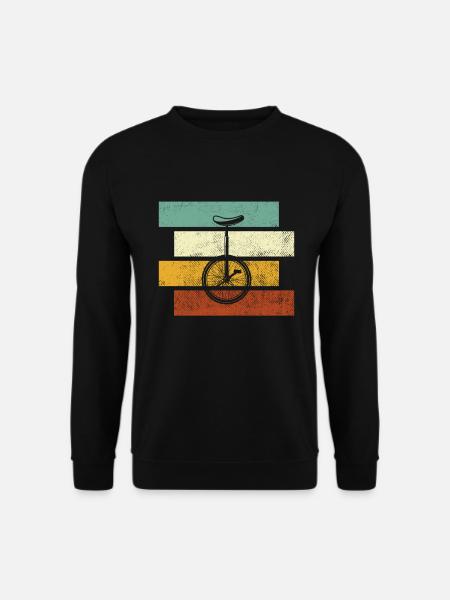 Einrad Retro - Unisex Pullover - Schwarz