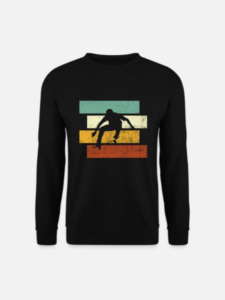 Skating Retro - Unisex Sweatshirt - black