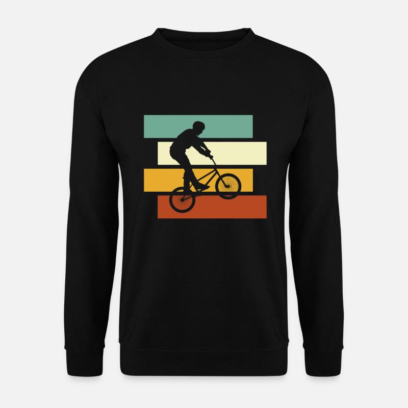 BMX retro - Unisex Pullover - Schwarz
