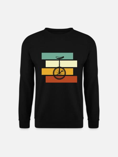 Rétro monocycle - Sweat-shirt Unisexe - noir