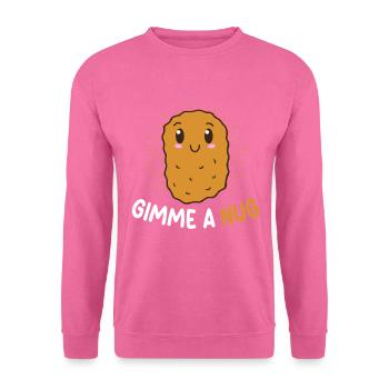 Gimme A Nug Nuggies Poulet Nugget Food Tendies - Sweat-shirt Unisexe - rose - Devant