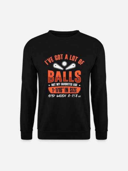 Pinball Arcade Game Machine - Unisex Sweatshirt - black