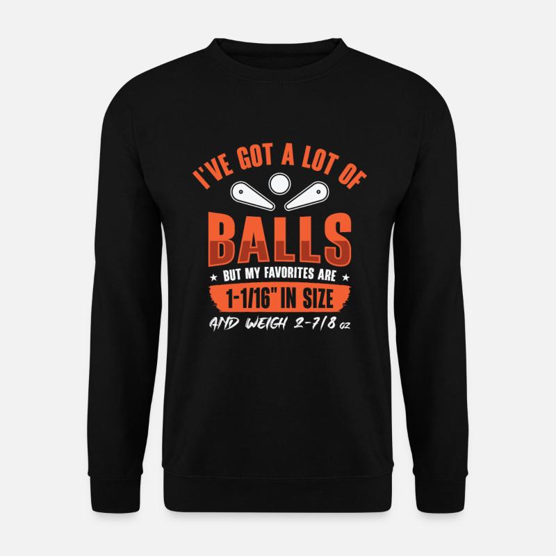 Pinball Arcade Game Machine - Unisex Sweatshirt - black