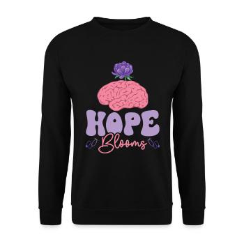Infirmière Alzheimer’s Awareness Medical - Sweat-shirt Unisexe - noir - Devant - Alina (178cm) & Michal (187cm)