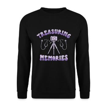Infirmière Alzheimer’s Awareness Medical - Sweat-shirt Unisexe - noir - Devant - Alina (178cm) & Michal (187cm)