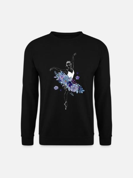 Ballet Dancer Dance Girl Ballerina - Unisex Pullover - Schwarz