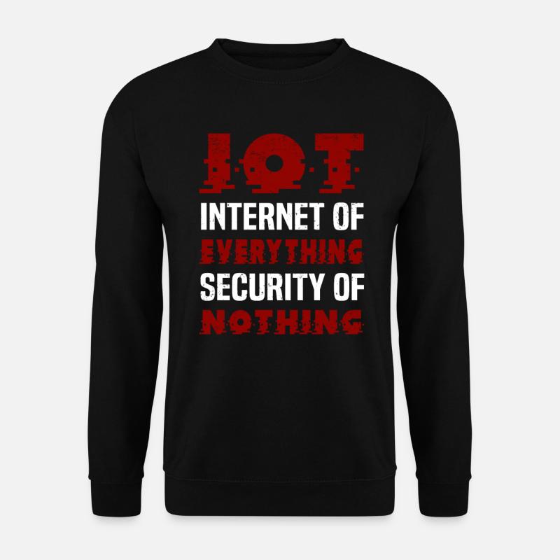 Internet Of Things IOT Programmierer Admin IT - Unisex Pullover - Schwarz