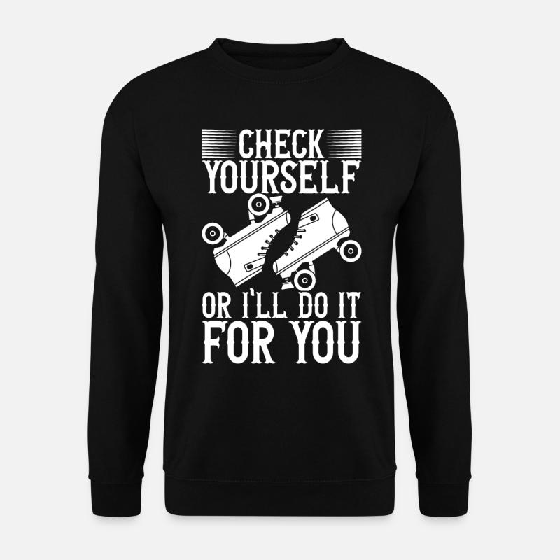 Roller derby - Sweat-shirt Unisexe - noir