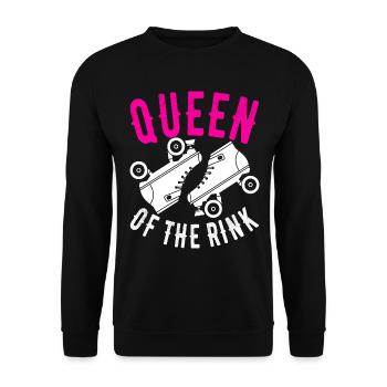 Roller derby - Sweat-shirt Unisexe - noir - Devant - Alina (178cm) & Michal (187cm)