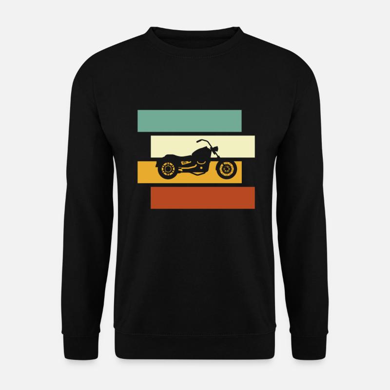 Motorcycle Retro - Unisex Sweatshirt - black