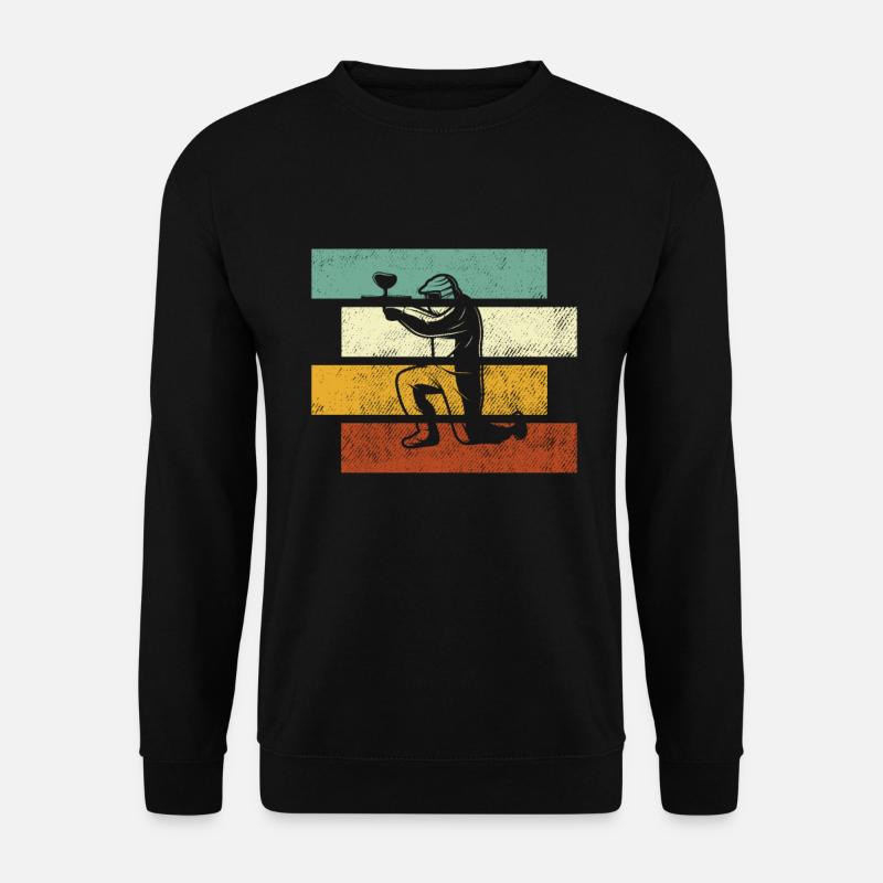 Paintball Retro - Unisex Sweatshirt - black