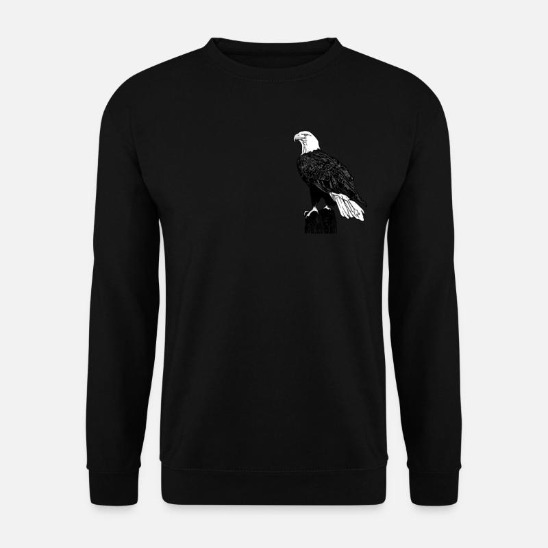 Adler - Unisex Pullover - Schwarz