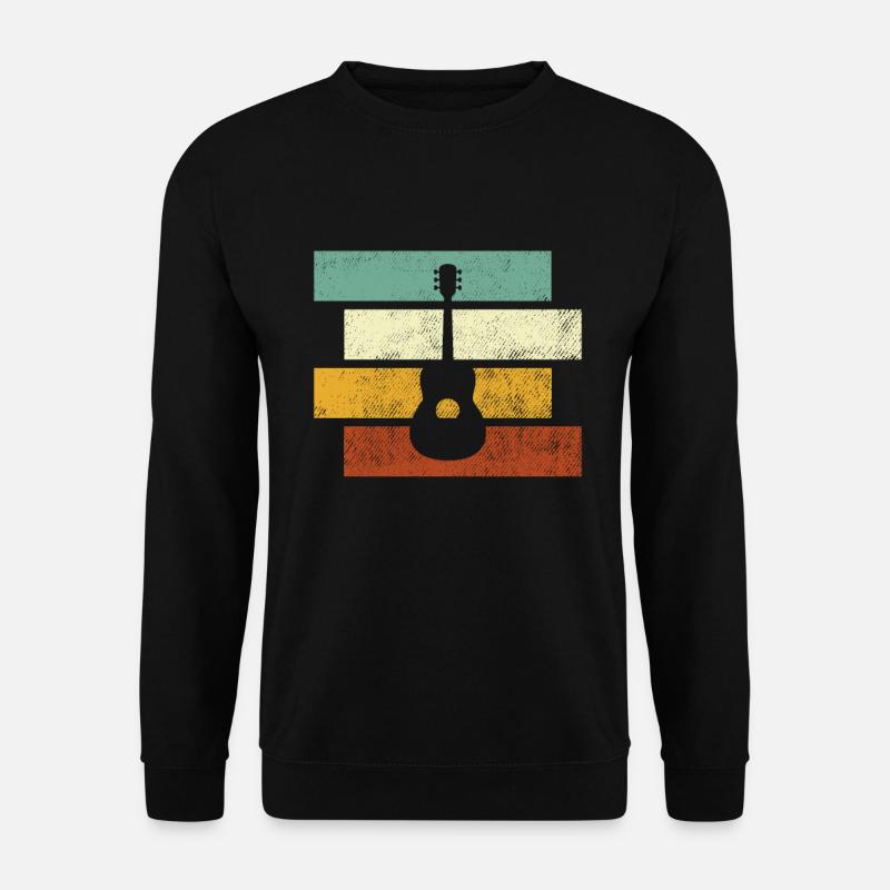 Guitar Retro - Unisex Sweatshirt - black
