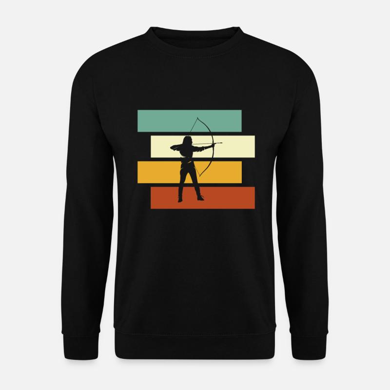 Archery Retro - Unisex Sweatshirt - black