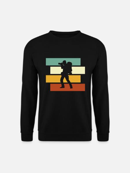 Fotograf Retro - Unisex Pullover - Schwarz