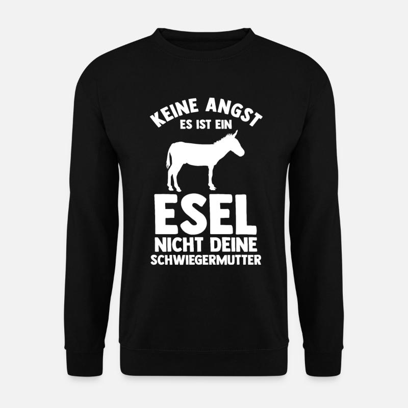 Esel - Unisex Pullover - Schwarz