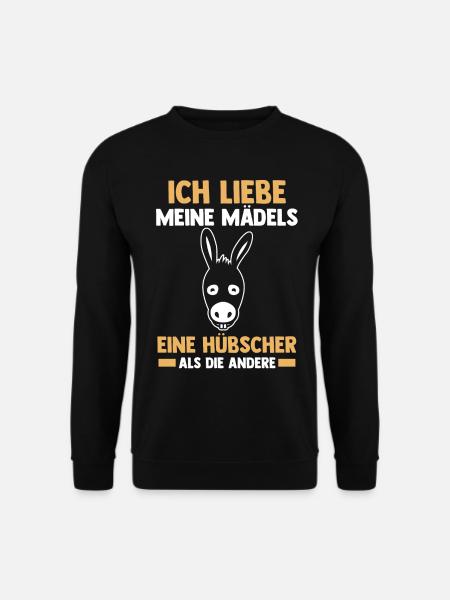Esel - Unisex Pullover - Schwarz