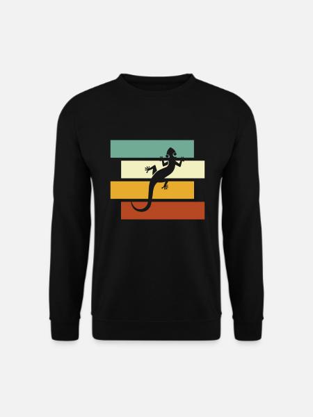 Lizard Retro - Unisex Sweatshirt - black