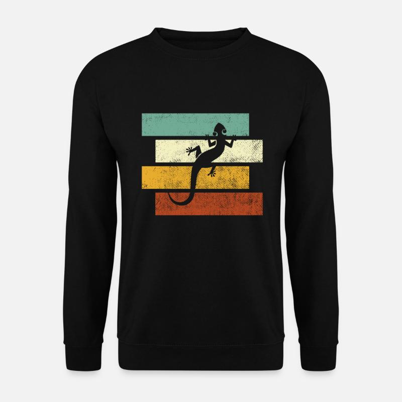 Lizard Retro - Unisex Sweatshirt - black
