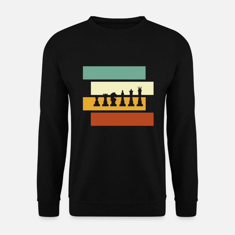 Chess Retro - Unisex Sweatshirt - black