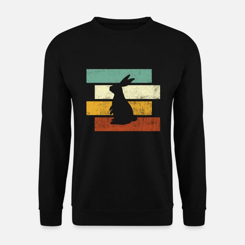 Rabbit Retro - Unisex Sweatshirt - black