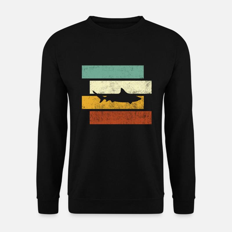 Shark Retro - Unisex Sweatshirt - black