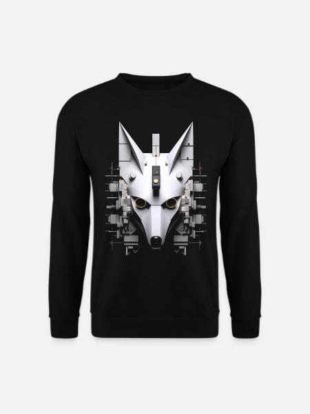 Fuchs Tierliebhaber Geschenk Wildtier Tier Motiv - Unisex Pullover - Schwarz